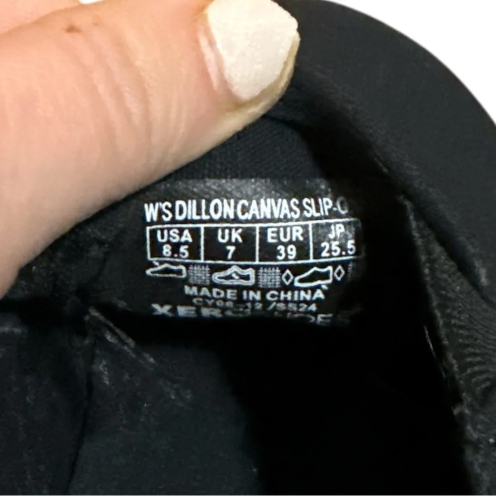 EUC - Xero Shoes Dillon Canvas Slip-on Iconic, Low Profile Sneaker - Size 8.5